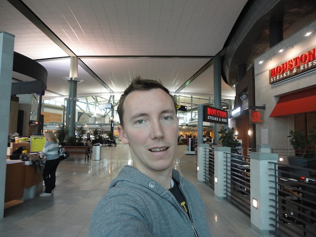 Carl at Edmonton Airport