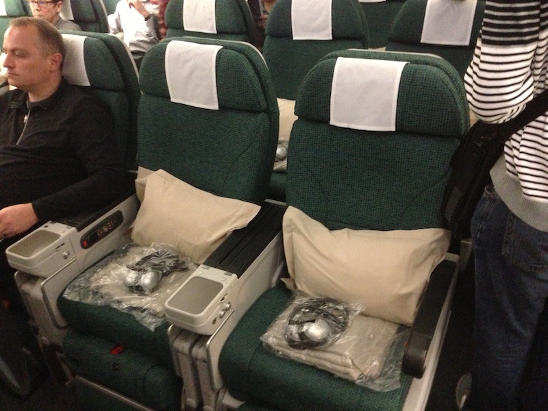Premium Economy Seats on A330 Cathay Pacific