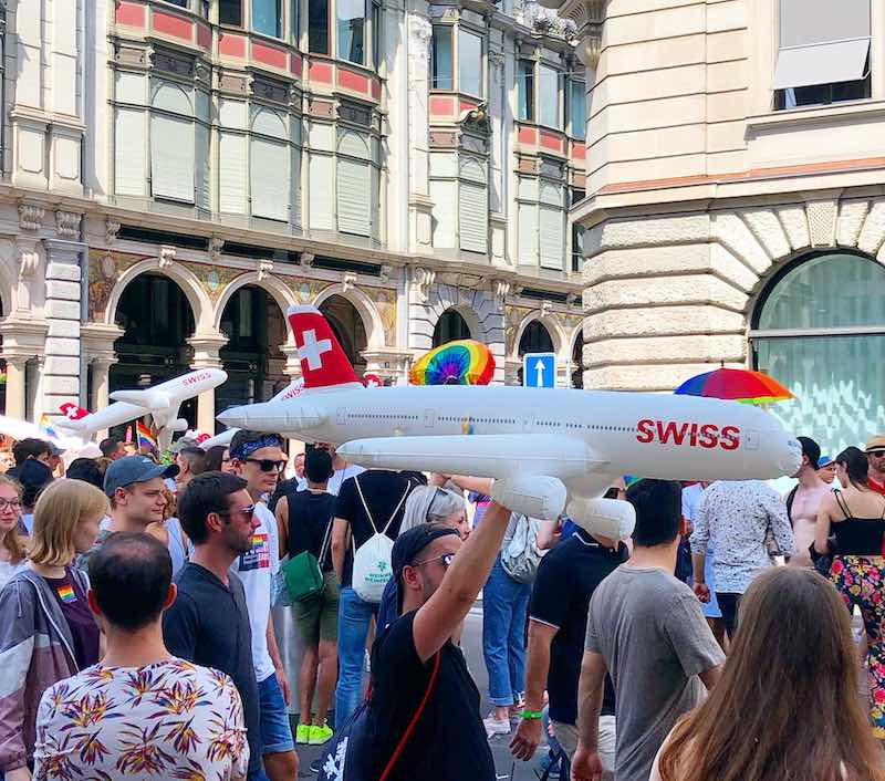Zurich Pride Festival Swiss Airlines
