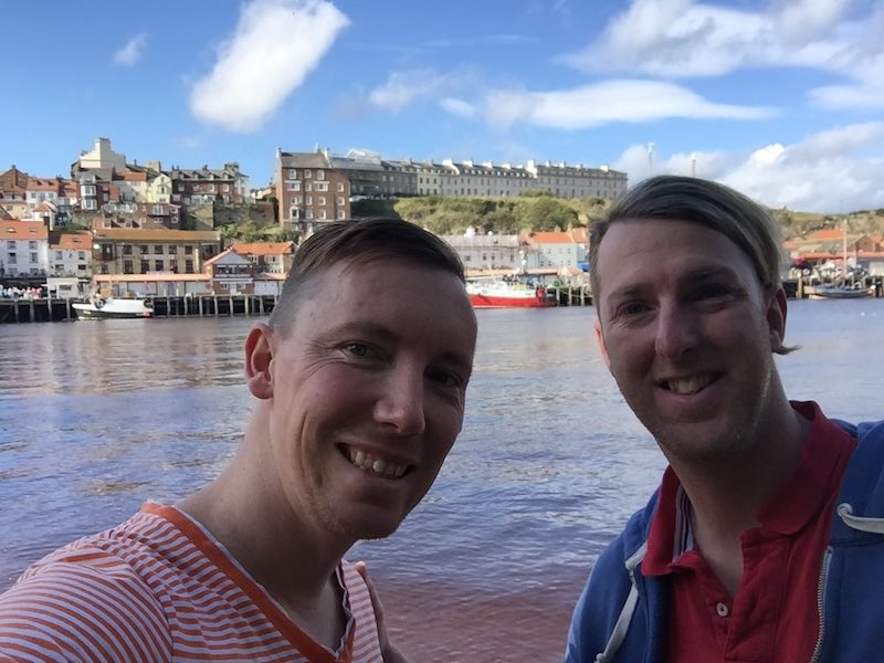Carl and Thom in Whitby