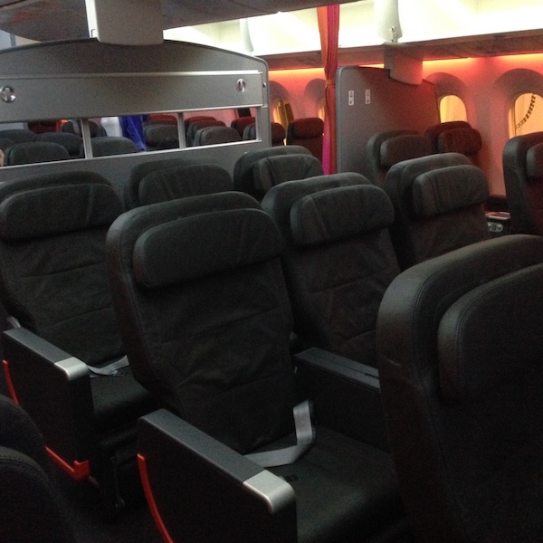 Business Class Cabin on Jetstar 787