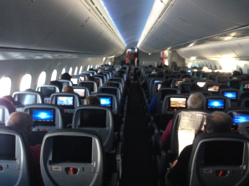 Jetstar 787 Economy Class Cabin