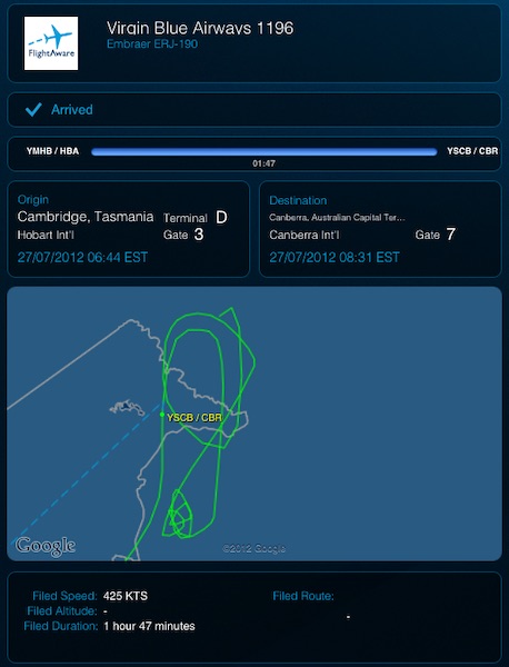 Flight Radar Screenshot