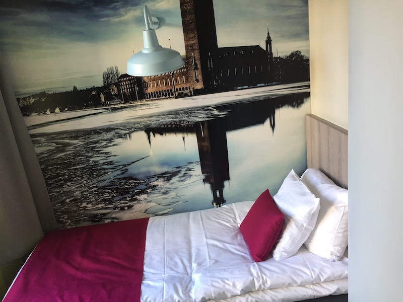 Stockholm Central Hotel Bed
