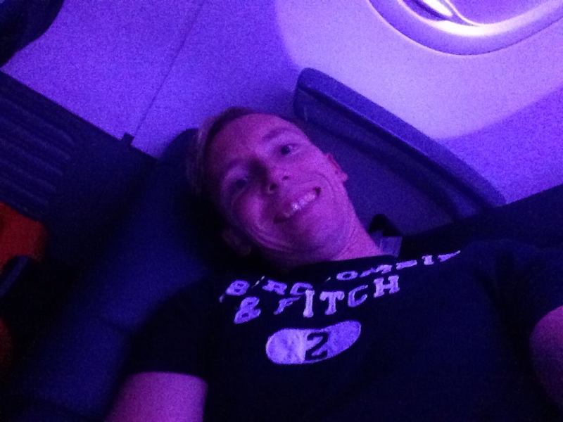 Virgin Australia 737 Economy Bed Mode