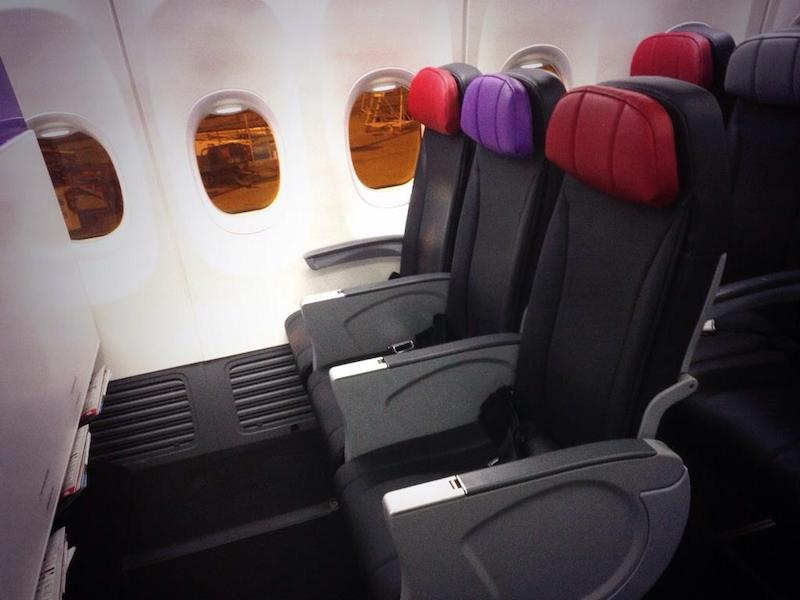 Virgin Australia 737 Row 3 Economy Seats