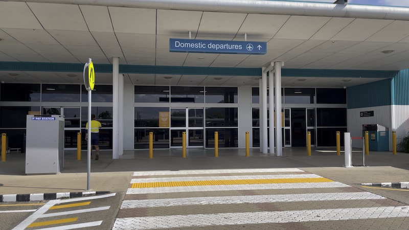 Townsville Airport Departures Entry