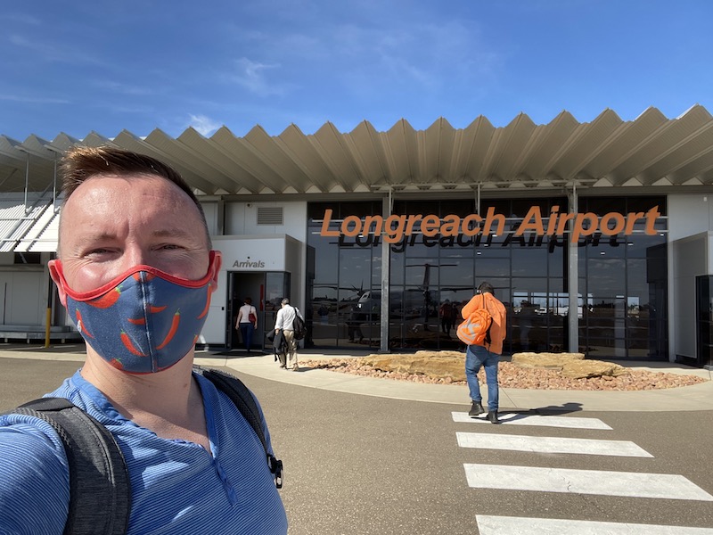 Carl at Longreach Airport