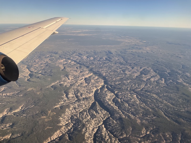 Western Queensland view from Rex Saab 340