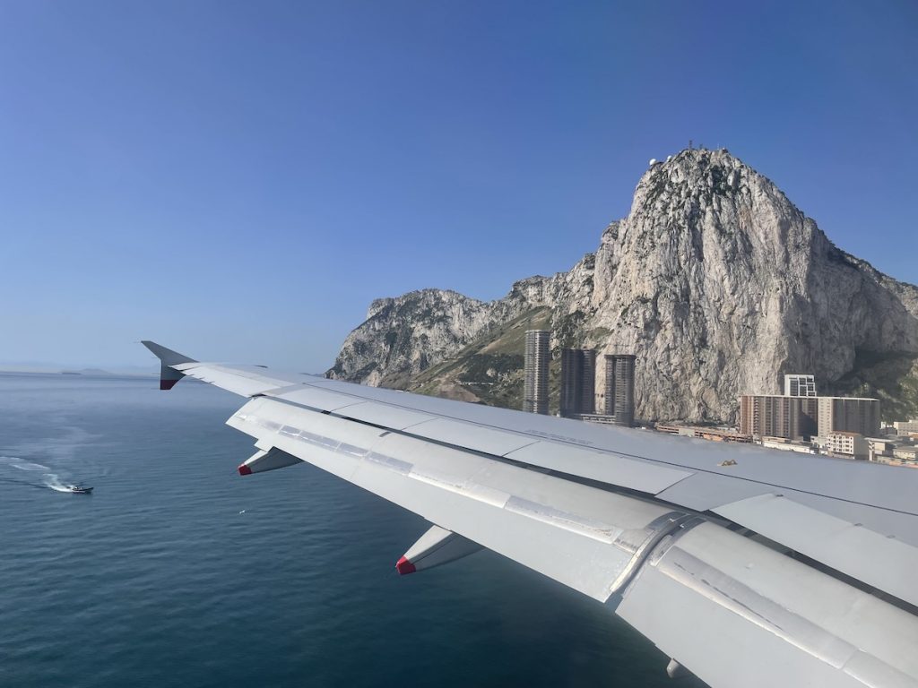 Approach and Landing into Gibraltar
