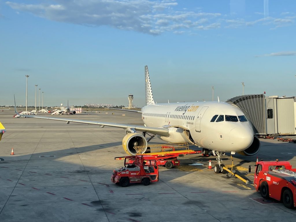 Vueling Airbus A320 in Barcelona