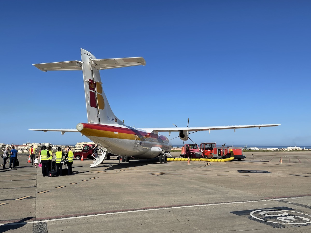 Air Nostrum (Iberia) ATR72-600 EC-LRH at Melilla Airport