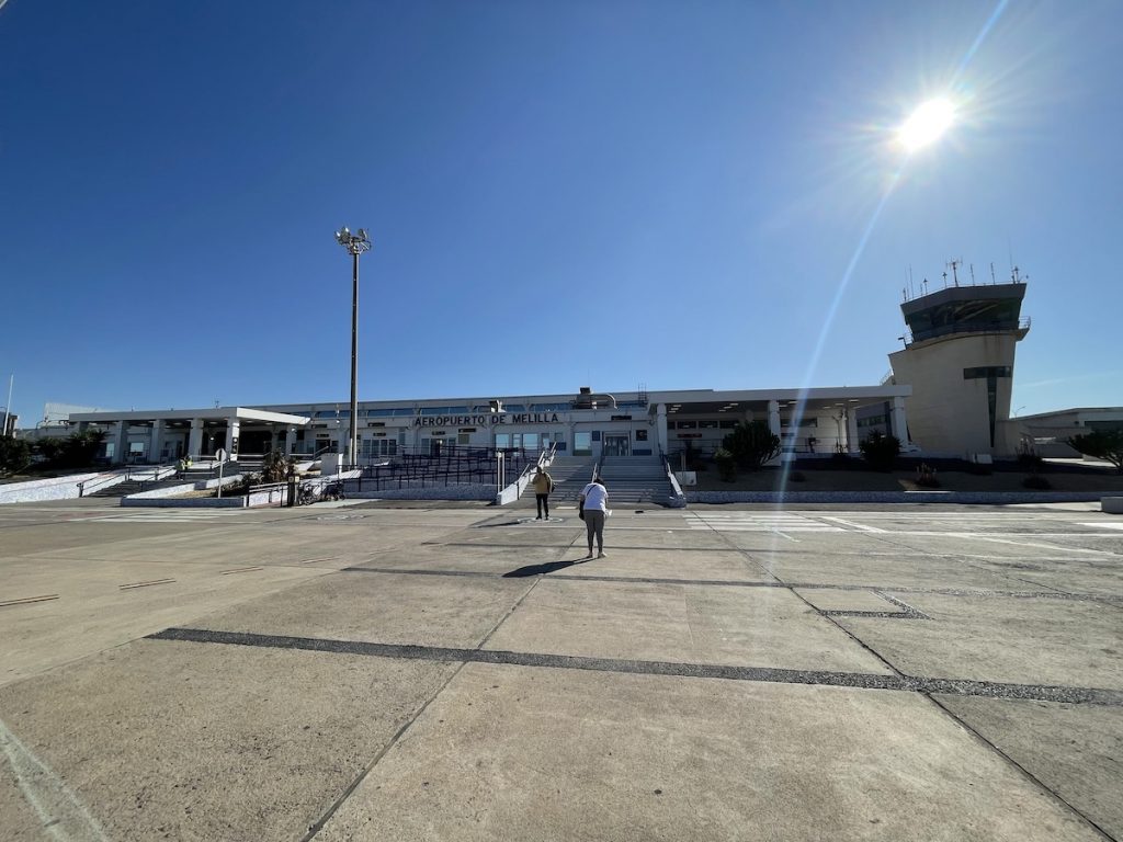 Melilla Airport Tarmac Terminal View