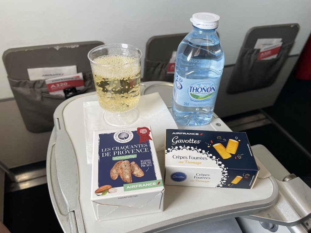 Air France Domestic Business Class Meal
